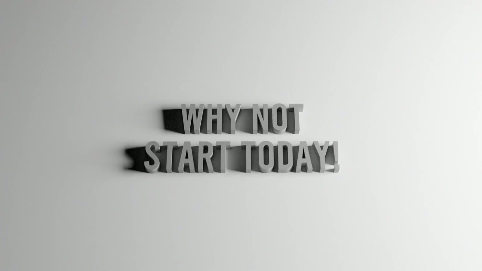 Extruded 3D type reading why not start today
