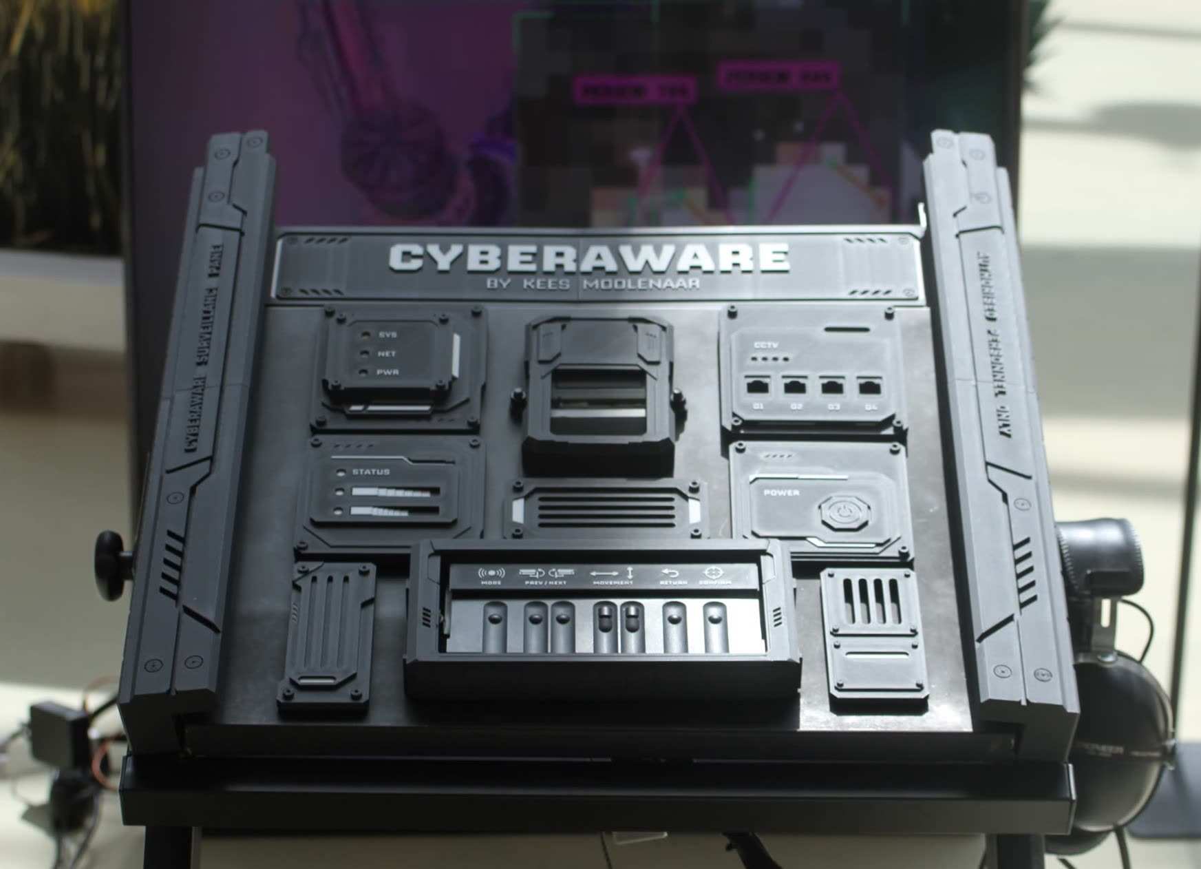 Render of the CYBERAWARE console