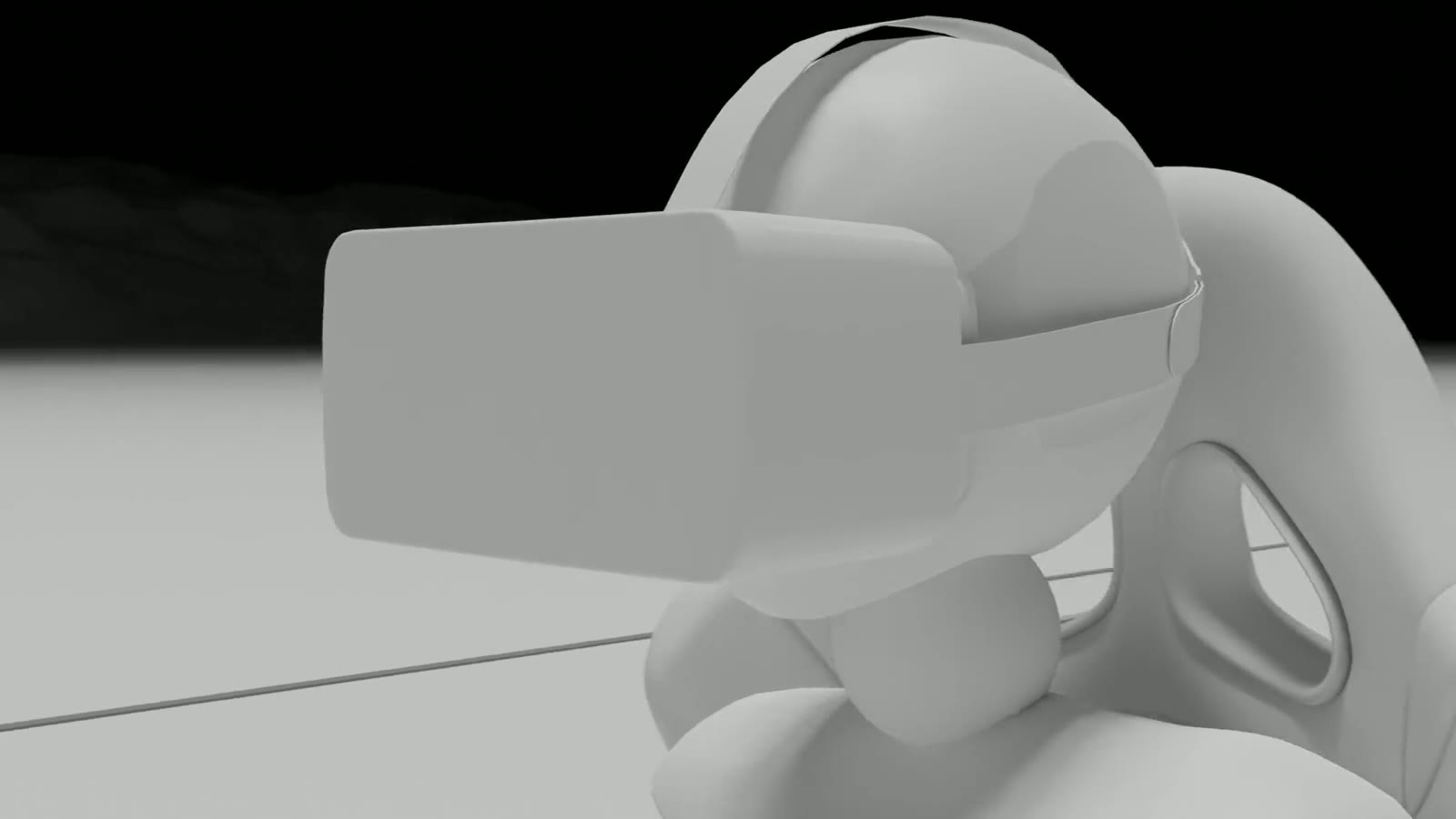 Close on the headset